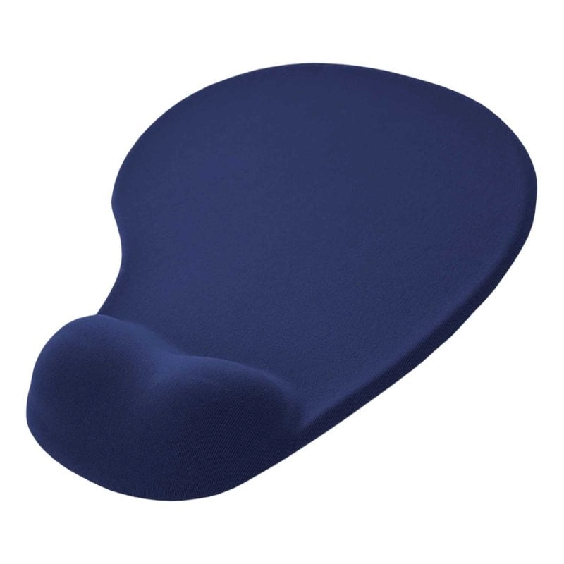 Ociodual Mauspad mit Gel-Handgelenkauflage, ergonomisch, dunkelblau