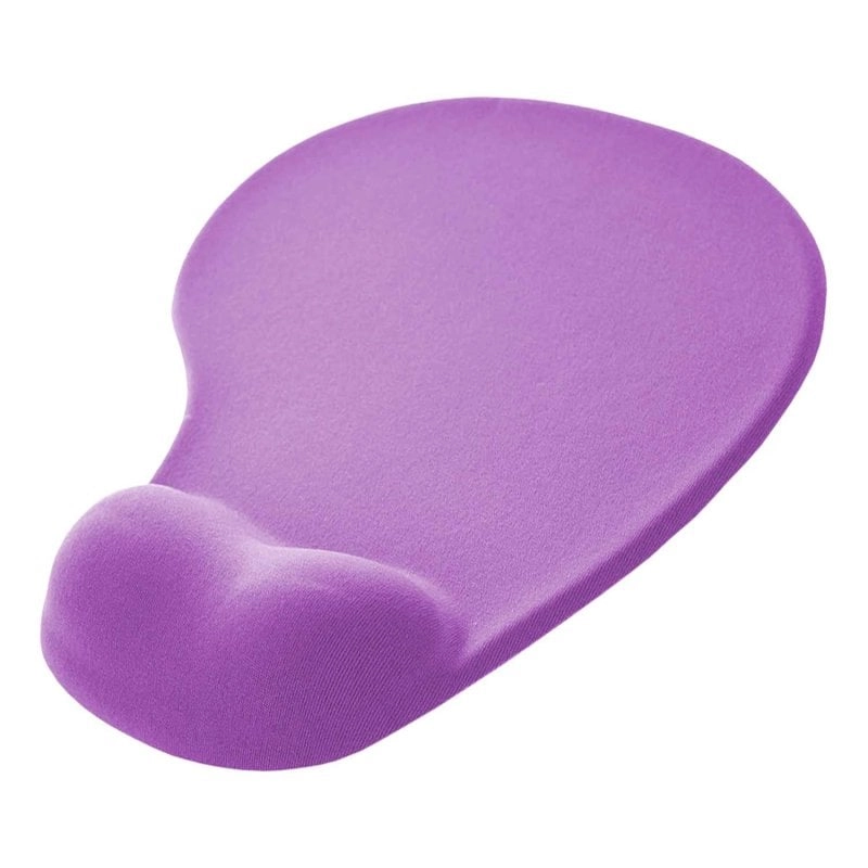 Ociodual Mauspad mit Gel-Handgelenkauflage, ergonomisch, Violett