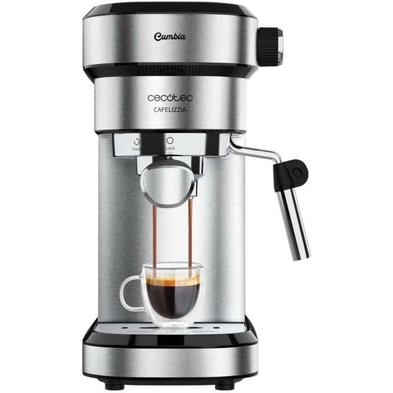 Kaffeemaschine Espresso Cecotec Cafelizzia Steel 1,2L 20 bar mit Milchaufschäumer