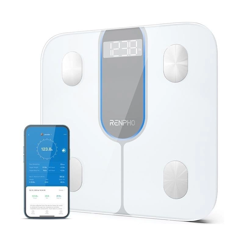 Renpho Elis 1C Smart Badezimmerwaage Weiß