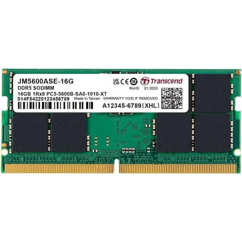 Transcend JetRam SO-DIMM DDR5 5600 MHz 16 GB CL40
