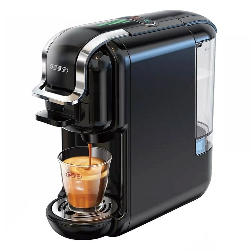HiBREW H2B Espressomaschine, 19 Riegel, Schwarz, kompatibel mit K-Cup/Nespresso/Dolce Gusto-Kapseln