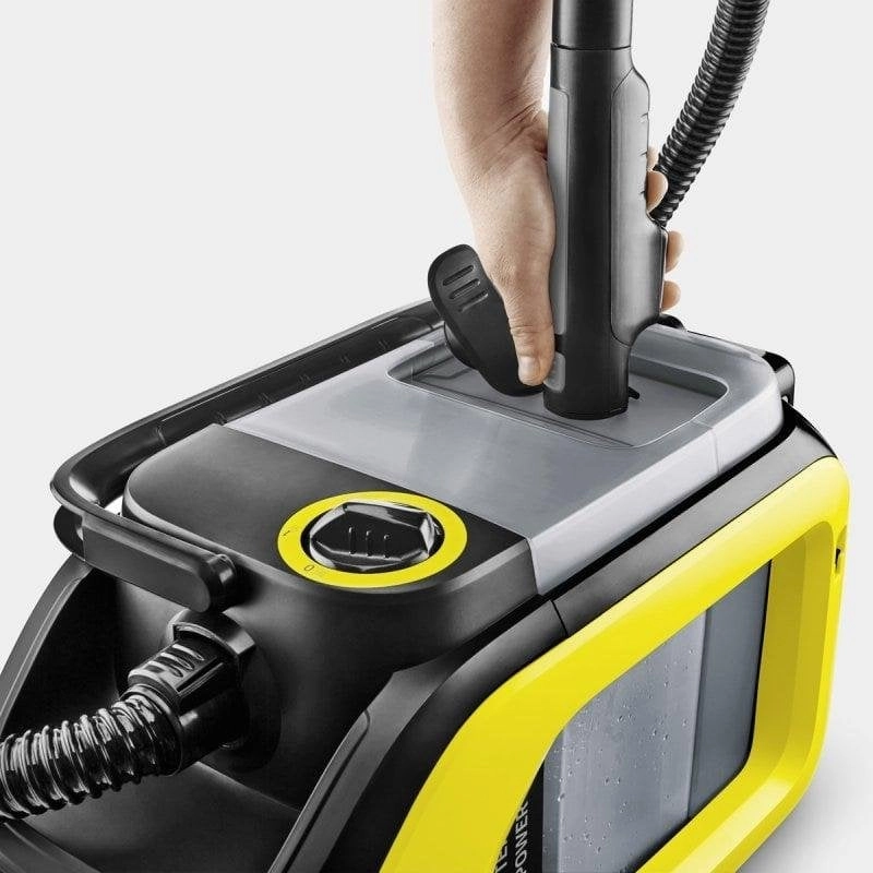 Kärcher SE 3-18 Kompakter Textil-Dampfsauger, 18 V, 2,9 l