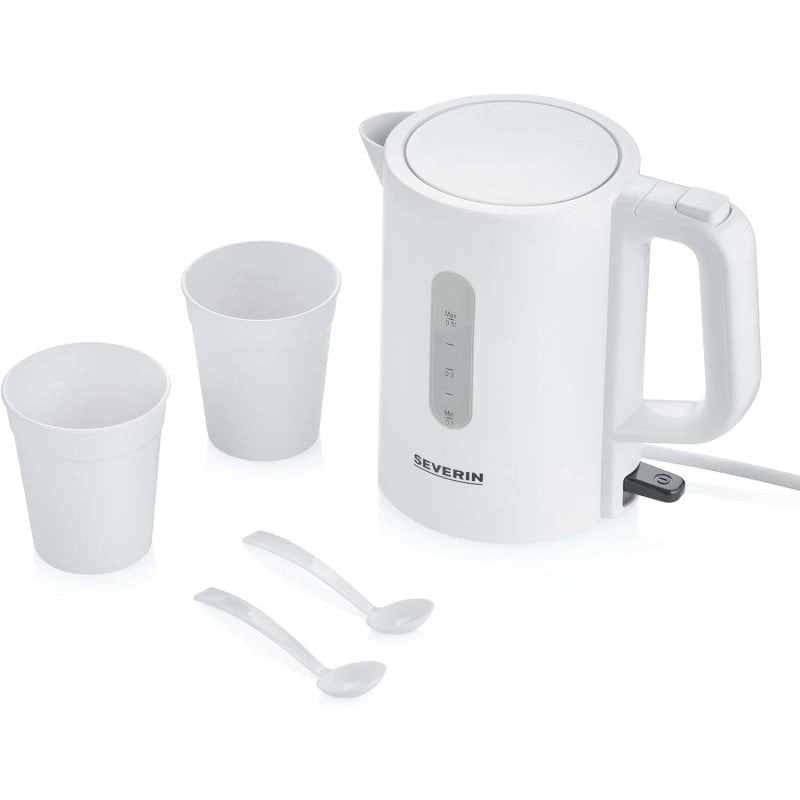 Severin WK 3462 Reisewasserkocher 0,5L 1100W weiß