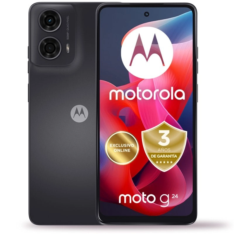 Motorola Moto G24 4GB/128GB 6,6" Smartphone HD+ 90Hz Android 14 Grau