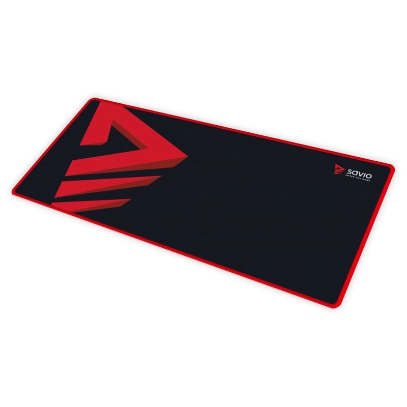 Savio Turbo Dynamic L Gaming-Mauspad Schwarz, Rot
