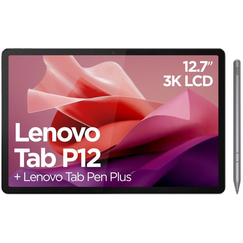 Lenovo Tab P12 12,7" 3K LCD 8/256 GB Sturmgrau + Lenovo Tab Pen Plus