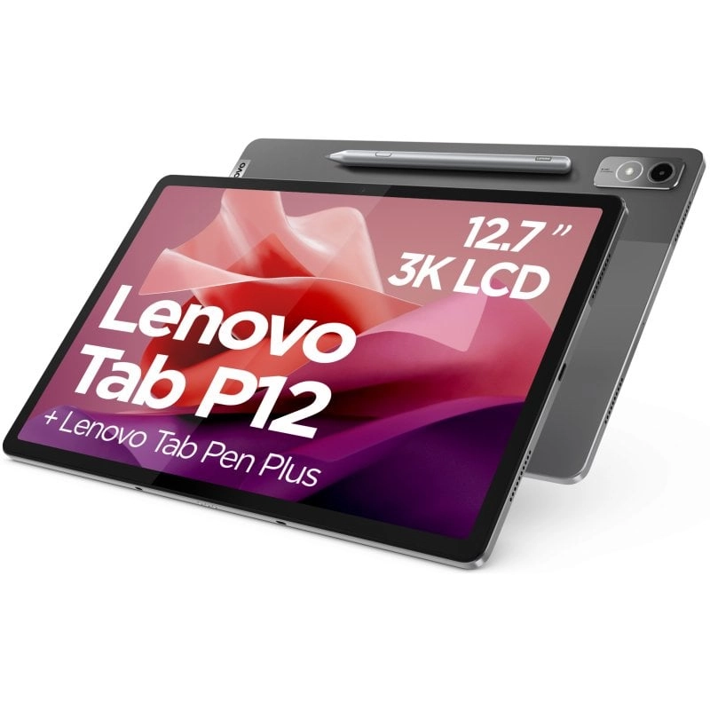 Lenovo Tab P12 12,7" 3K LCD 8/256 GB Sturmgrau + Lenovo Tab Pen Plus
