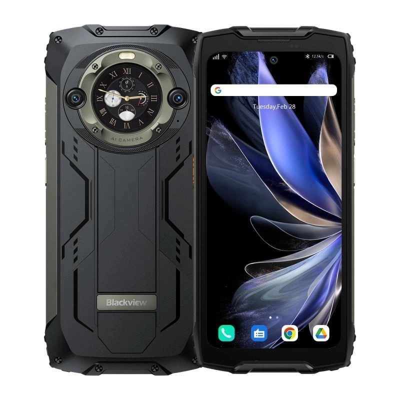 Blackview BV9300 Pro 12/256 GB, robust, Schwarz