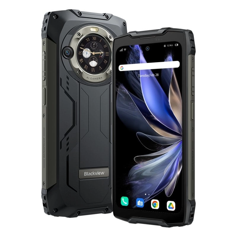 Blackview BV9300 Pro 12/256 GB, robust, Schwarz