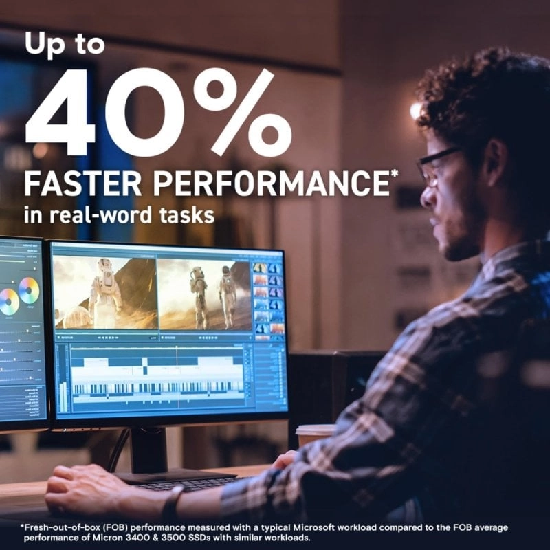 Crucial® T705 1 TB PCIe Gen5 NVMe M.2 SSD