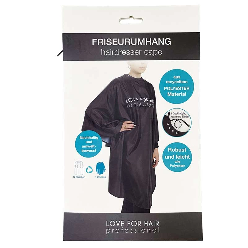 LOVE FOR HAIR Friseurumhang Polyester Recycle