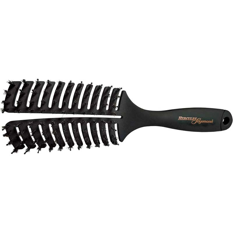 Hercules & Saegemann Geschwungene Vent Brush, schmal mit Borsten