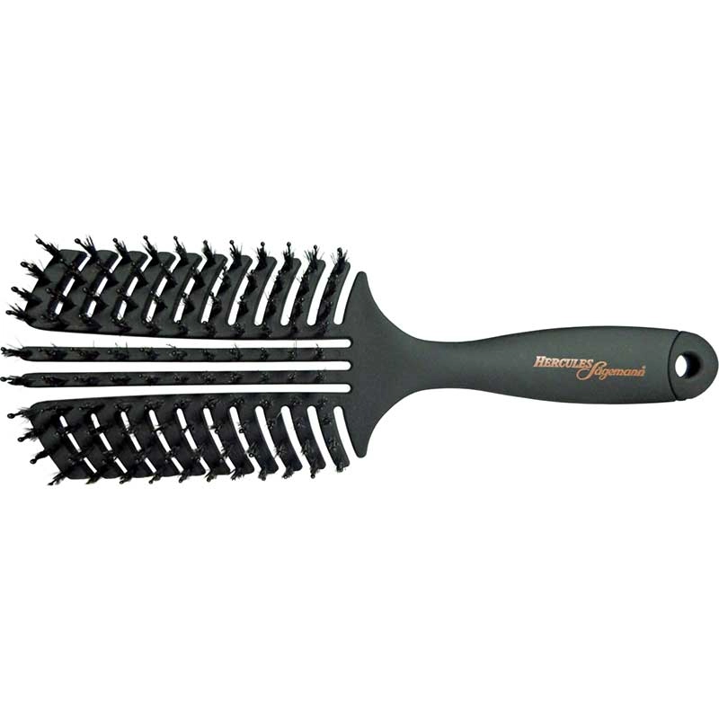Hercules & Saegemann Geschwungene Vent Brush, breit mit Borsten