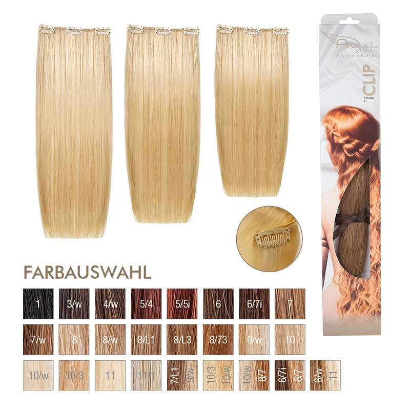 Angel Hair Clip Extension 8 Hellblond (3 Stueck)