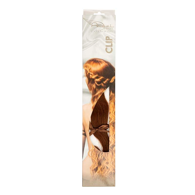 Angel Hair Clip Extension 8/75 Hellblond braun mahagoni (3 Stueck)