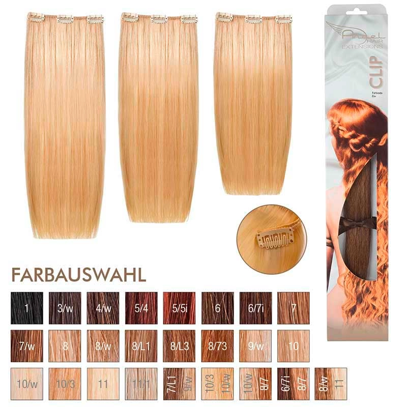 Angel Hair Clip Extension 8/w Hellblond warm (3 Stueck)