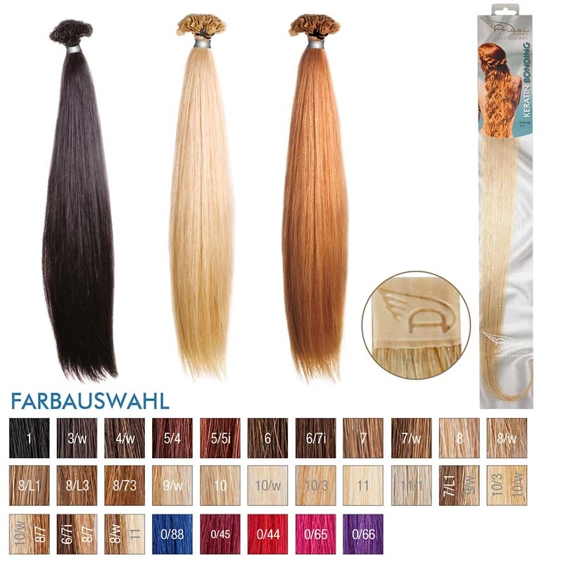 Angel Hair Keratin Bonding 11/1 Extra lichtblond asch (10 Stueck)