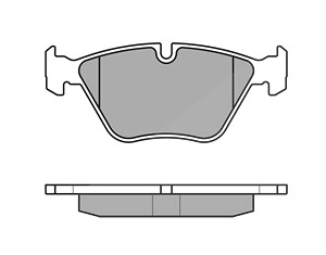 MEYLE Bremsbelagsatz 025 240 9620 Bremsbeläge,Bremsklötze BMW,3 Touring (E91),3 Limousine (E90),1 Schrägheck (E87),3 Coupe (E92),1 Schrägheck (E81)