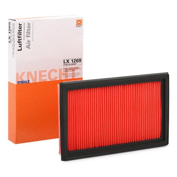 MAHLE ORIGINAL Luftfilter LX 1269 Motorluftfilter,Filter für Luft MINI,Schrägheck (R50, R53),Cabrio (R52),Cabrio (R57)