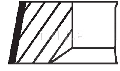 MAHLE ORIGINAL Kolbenringsatz 030 20 N0  VW,AUDI,FORD,Golf IV Schrägheck (1J1),Transporter IV Bus (70B, 70C, 7DB, 7DK, 70J, 70K, 7DC, 7DJ)