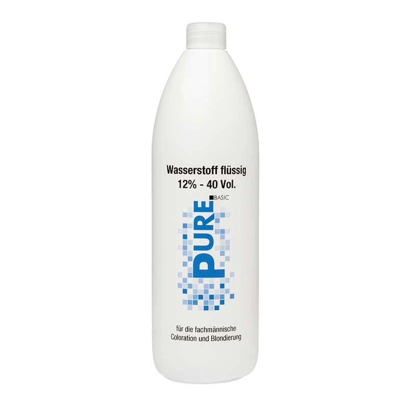 PURE Wasserstoff fluessig 12% fuer Coloration und Blondierung (1000 ml)