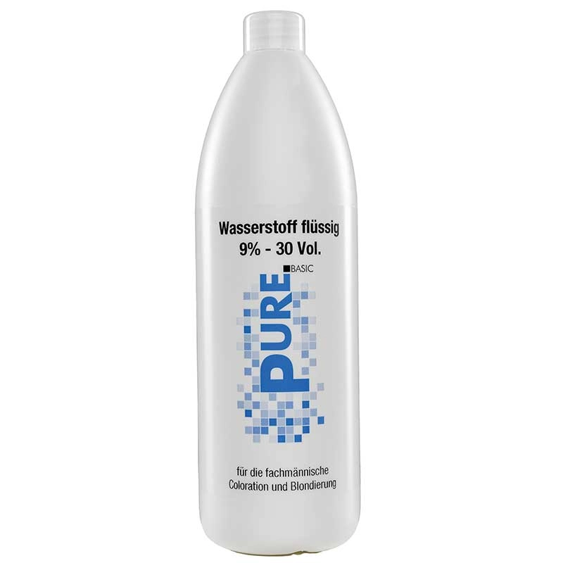 PURE Wasserstoff fluessig 9% fuer Coloration und Blondierung (1000 ml)
