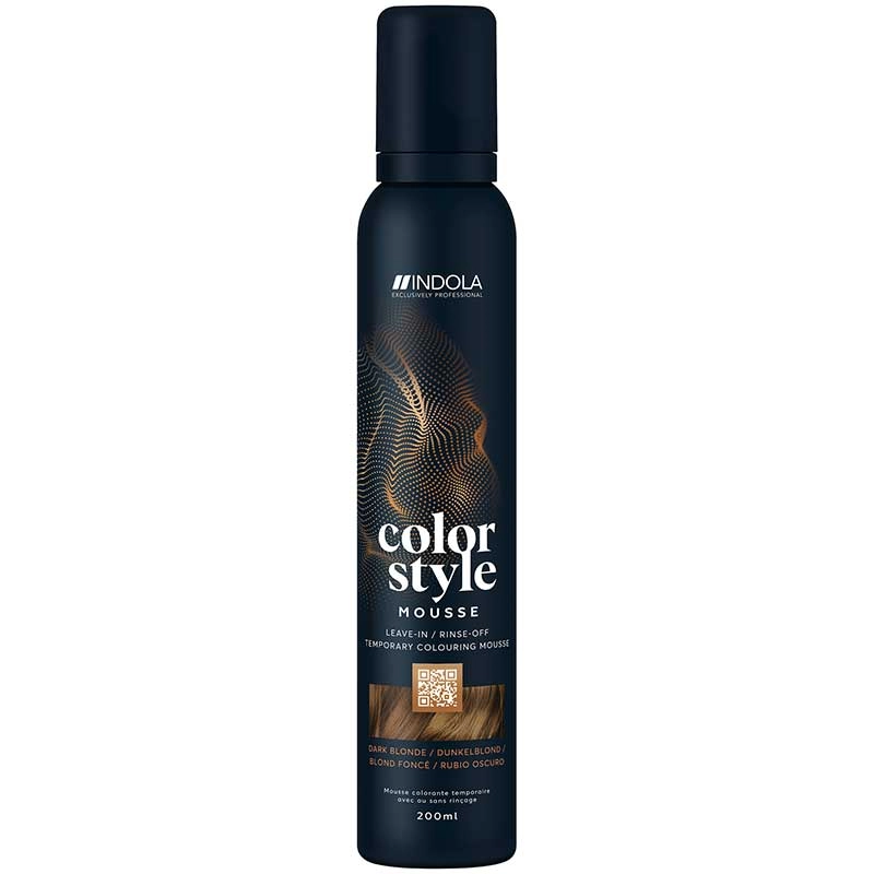 Indola Color Style Mousse Dunkelblond (200 ml)
