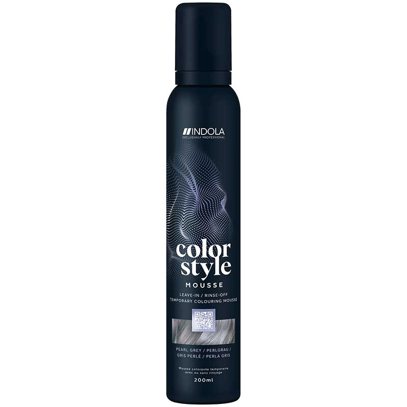 Indola Color Style Mousse Perlgrau (200 ml)