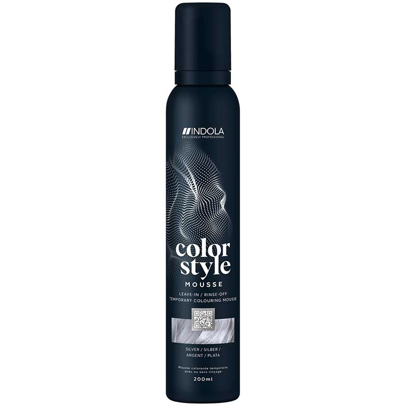 Indola Color Style Mousse Silber (200 ml)