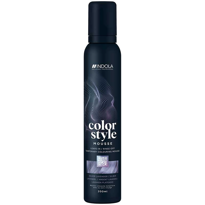 Indola Color Style Mousse Silber Lavendel (200 ml)