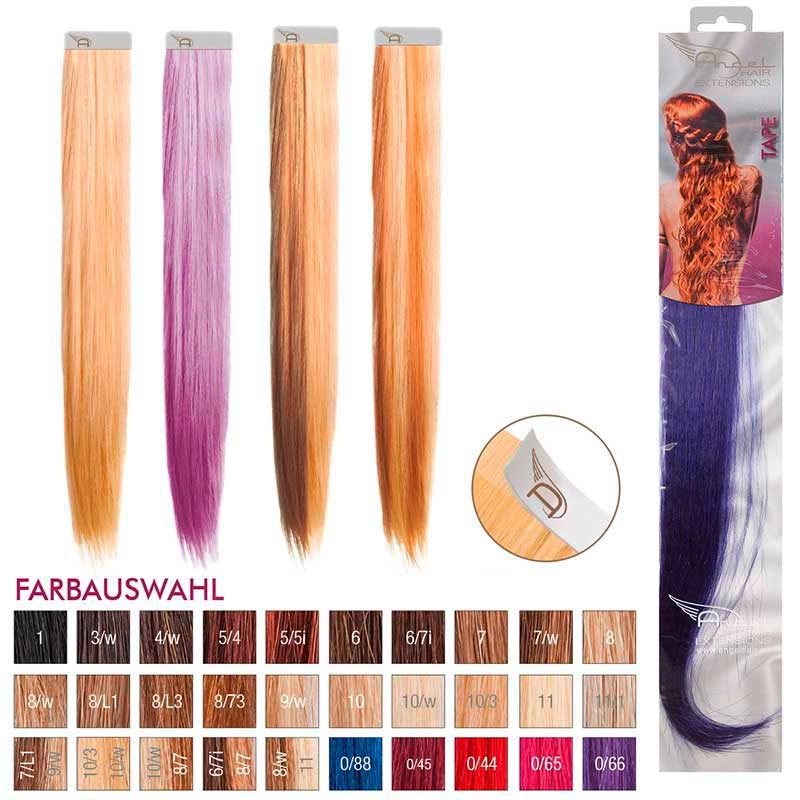 Angel Hair Tape Extension 0/66 Violett (4 Stueck)