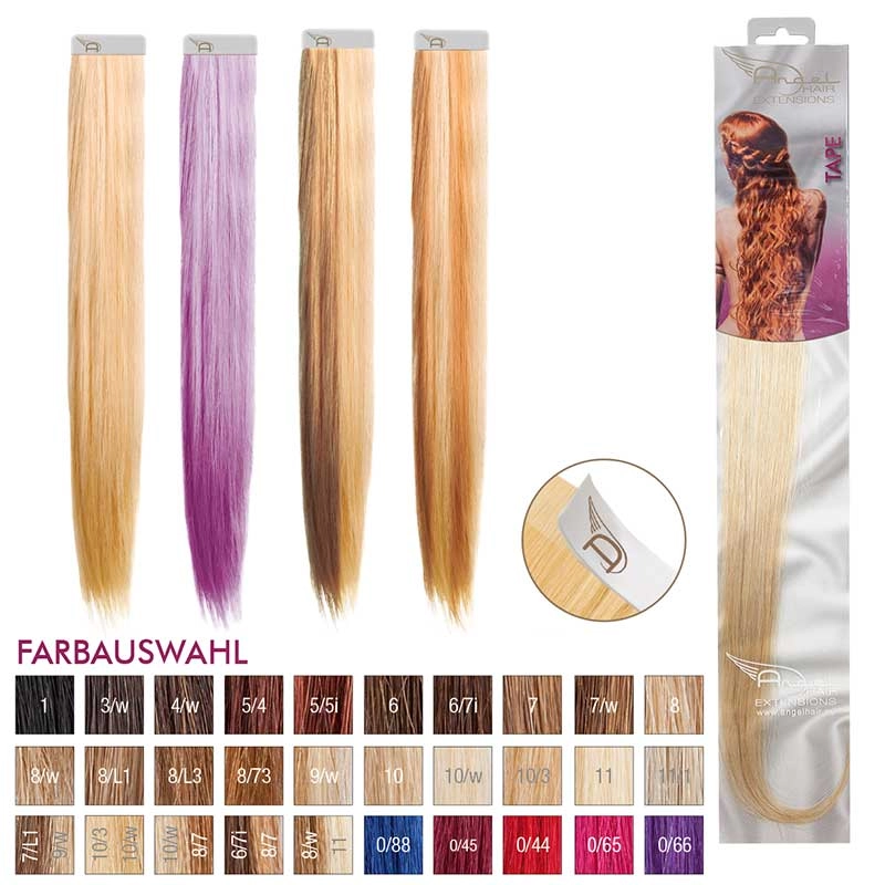 Angel Hair Tape Extension 11/1 Extra lichtblond asch (4 Stueck)