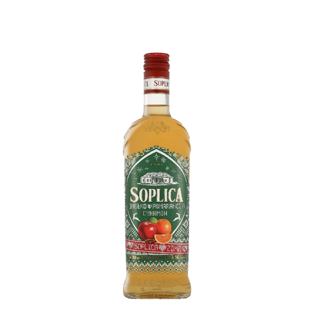 Soplica Jablko Pomarancza Cynamon 'Apfel SinaasApfel Kaneel' 0.50 liter Wodka