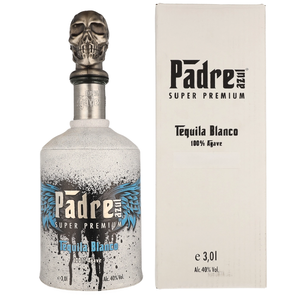 Padre Azul Blanco 3 liter White Tequila Geschenkverpackung