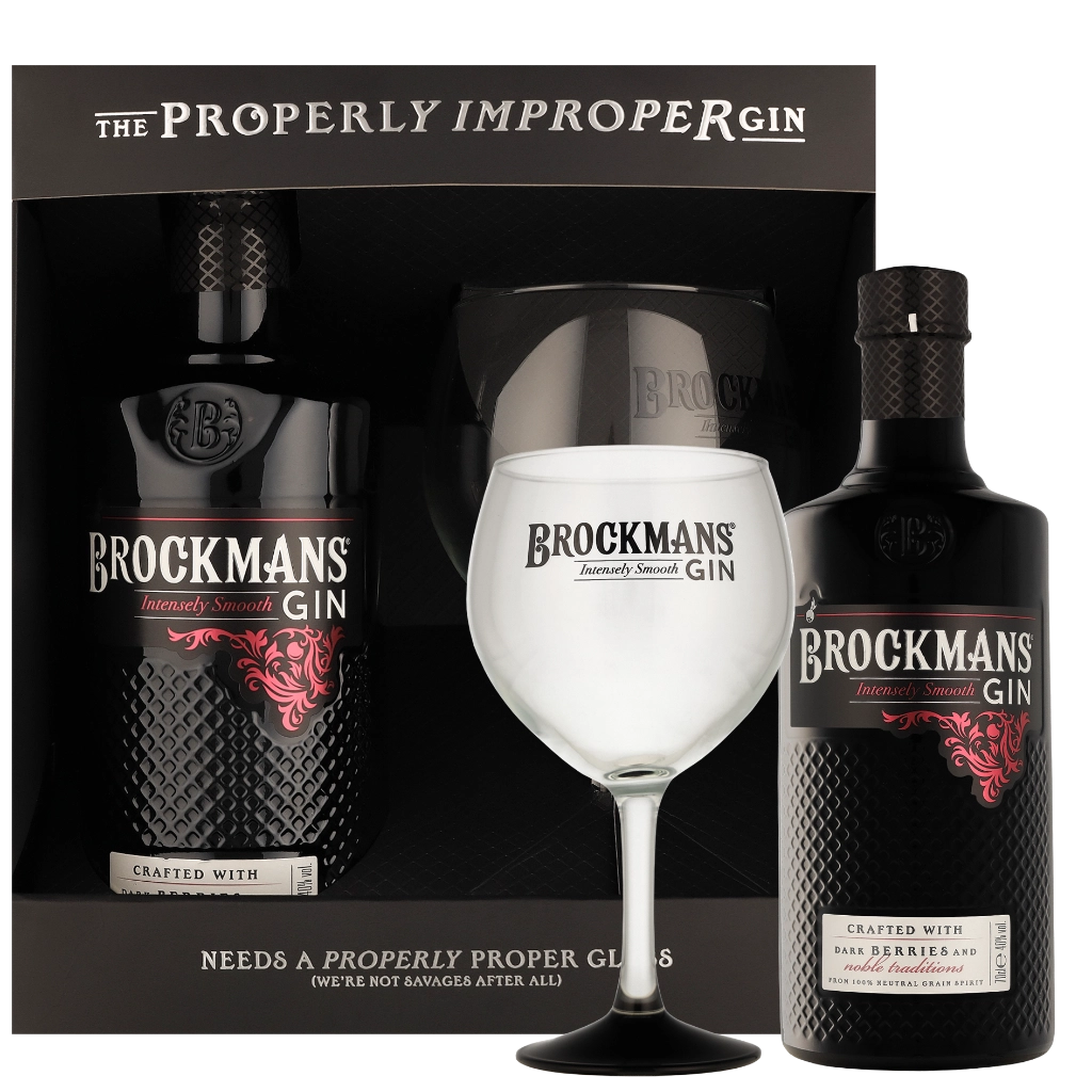 Brockmans Gin + Glas 70cl