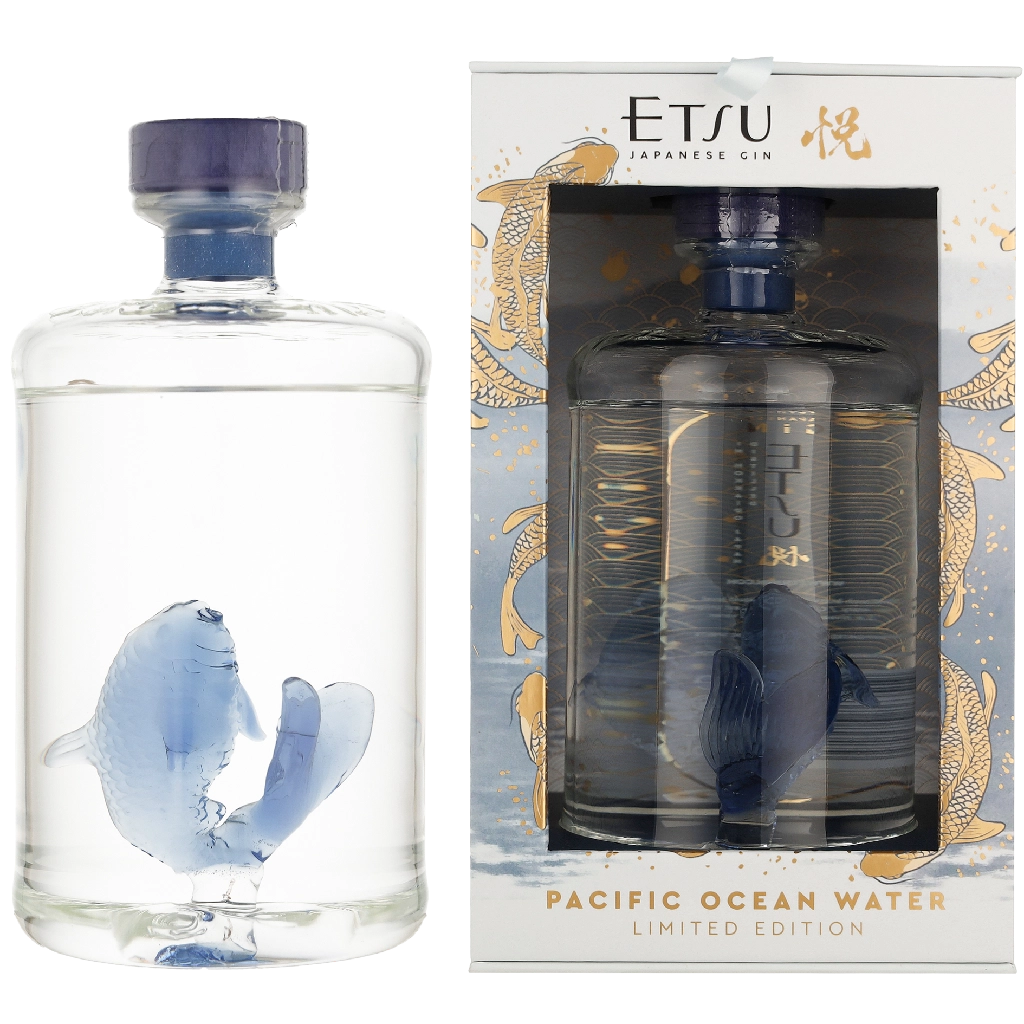 Etsu Blue Koi Pacific Ocean Water Limited Edition 0.70 liter Gin Geschenkverpackung