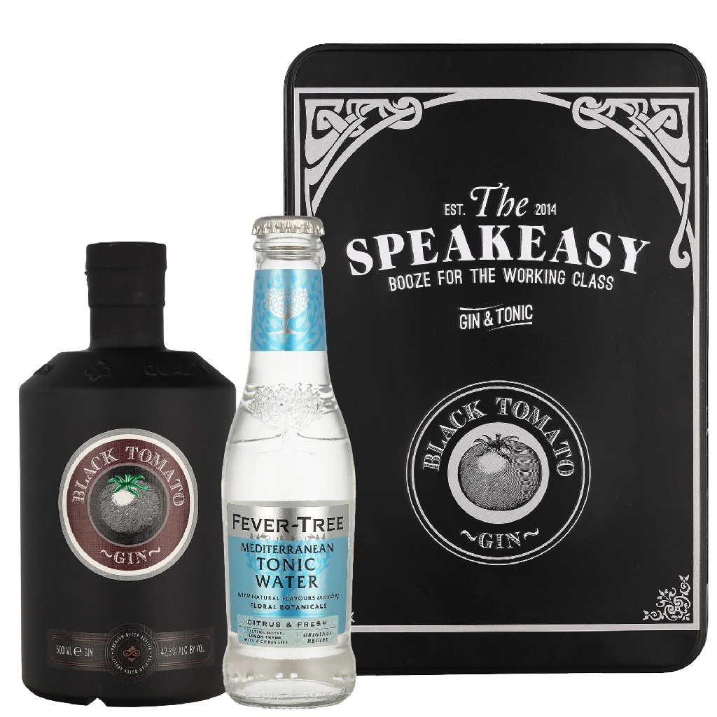Black Tomato Gin Fever-Tree + Tin 0.50 liter