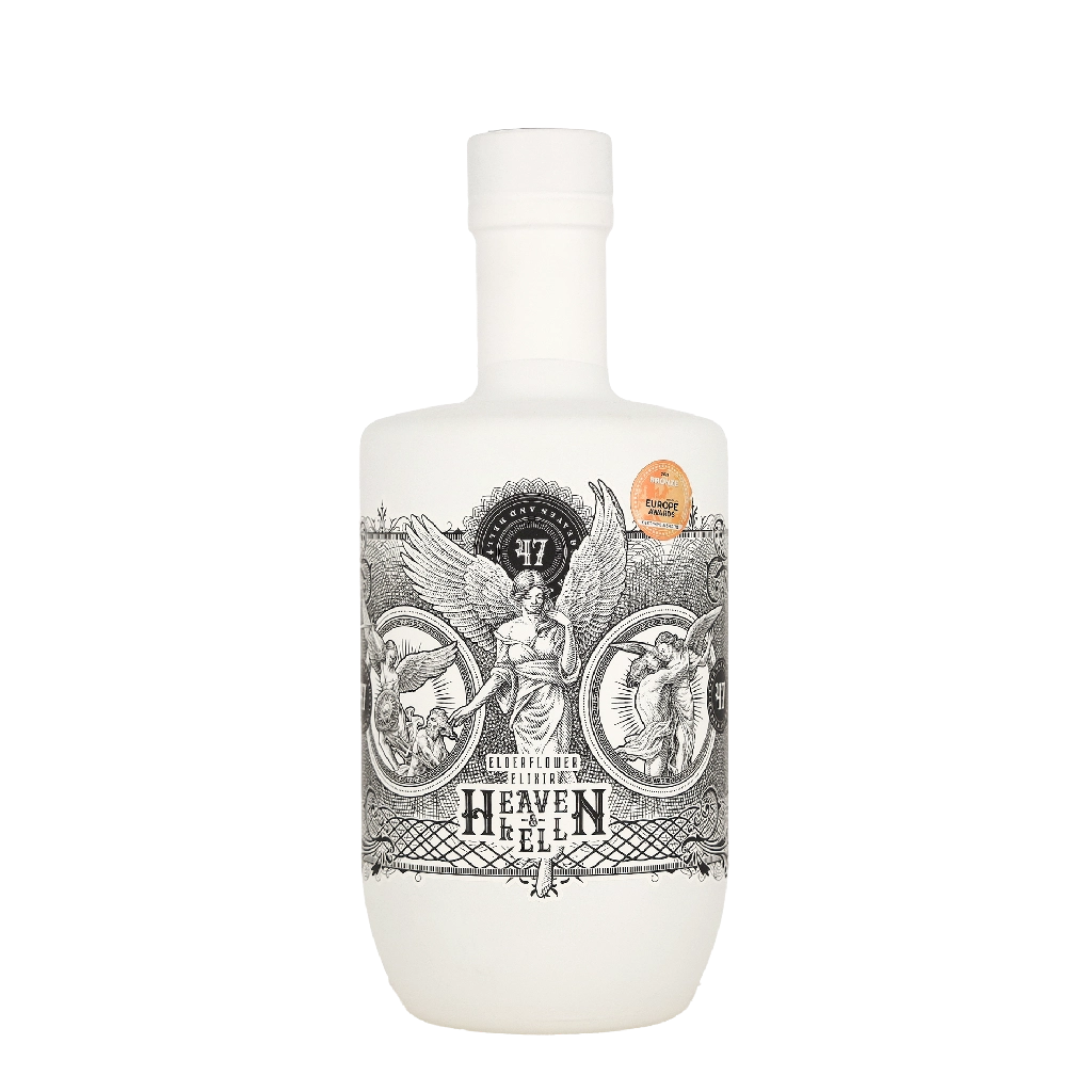 Heaven & Hell Elderflower Elixir Gin 0.70 liter - Holunderblüte