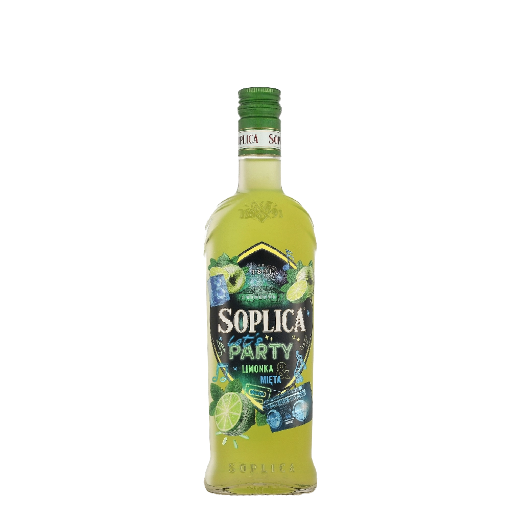 Soplica Limonka Mieta 'Limoen Munt' 0.50 liter Wodka