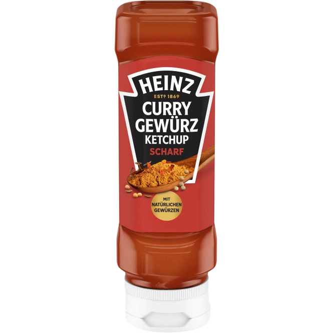 Heinz Curry Gewürz Ketchup scharf 400ML
