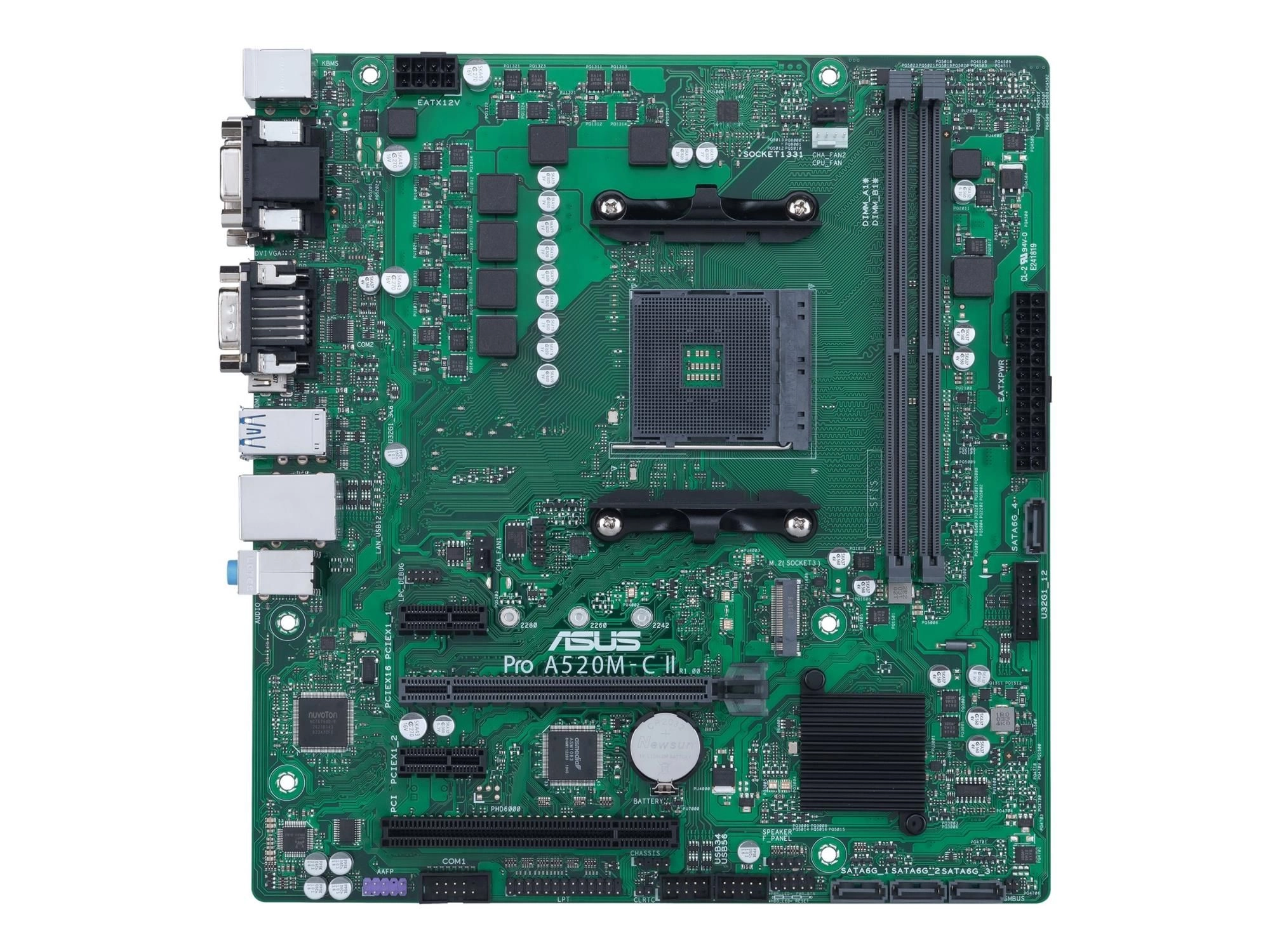 ASUS MB ASUS PRO A520M-C II/CSM (AMD,AM5,DDR4,mATX) - AMD Sockel AM5 (Ryzen Zen4)
