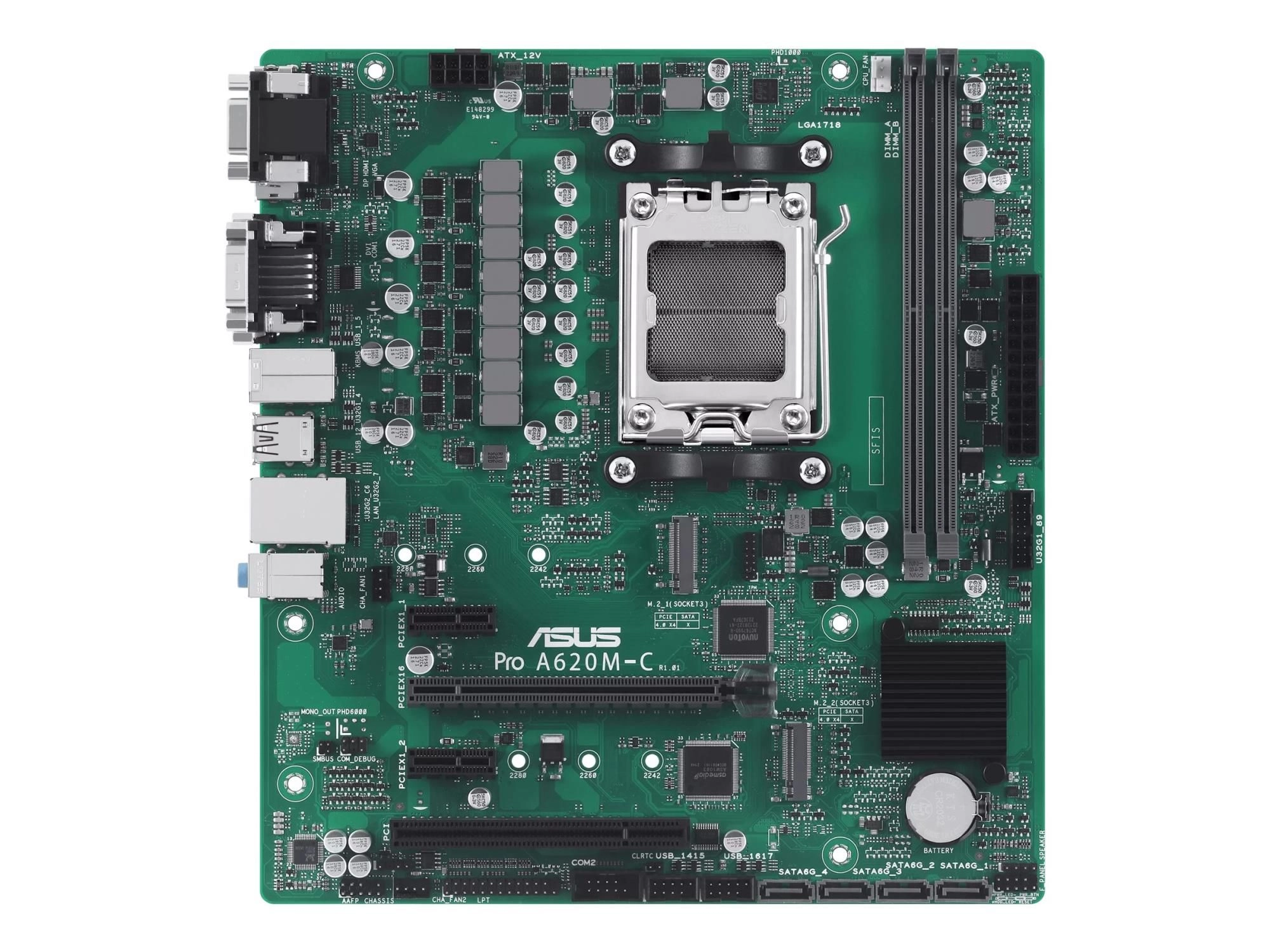 ASUS MB ASUS PRO A620M-C-CSM (AMD,AM5,DDR5,mATX) - AMD Sockel AM5 (Ryzen Zen4)