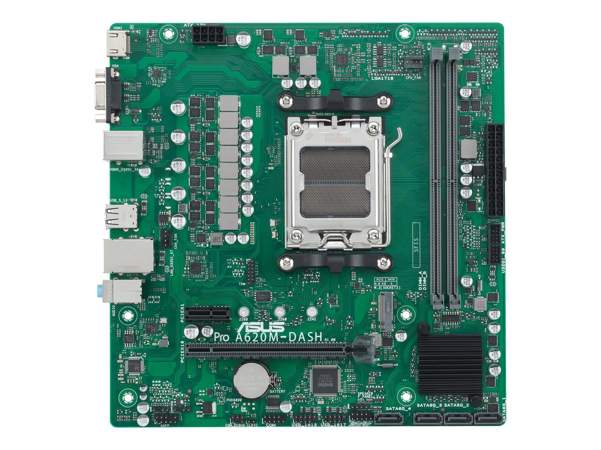 ASUS MB ASUS PRO A620M-DASH-CSM (AMD,AM5,DDR5,mATX) - AMD Sockel AM5 (Ryzen Zen4)