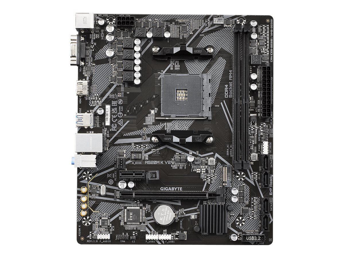 Gigabyte MB GBT AMD AM4 A520M K V2 1.0