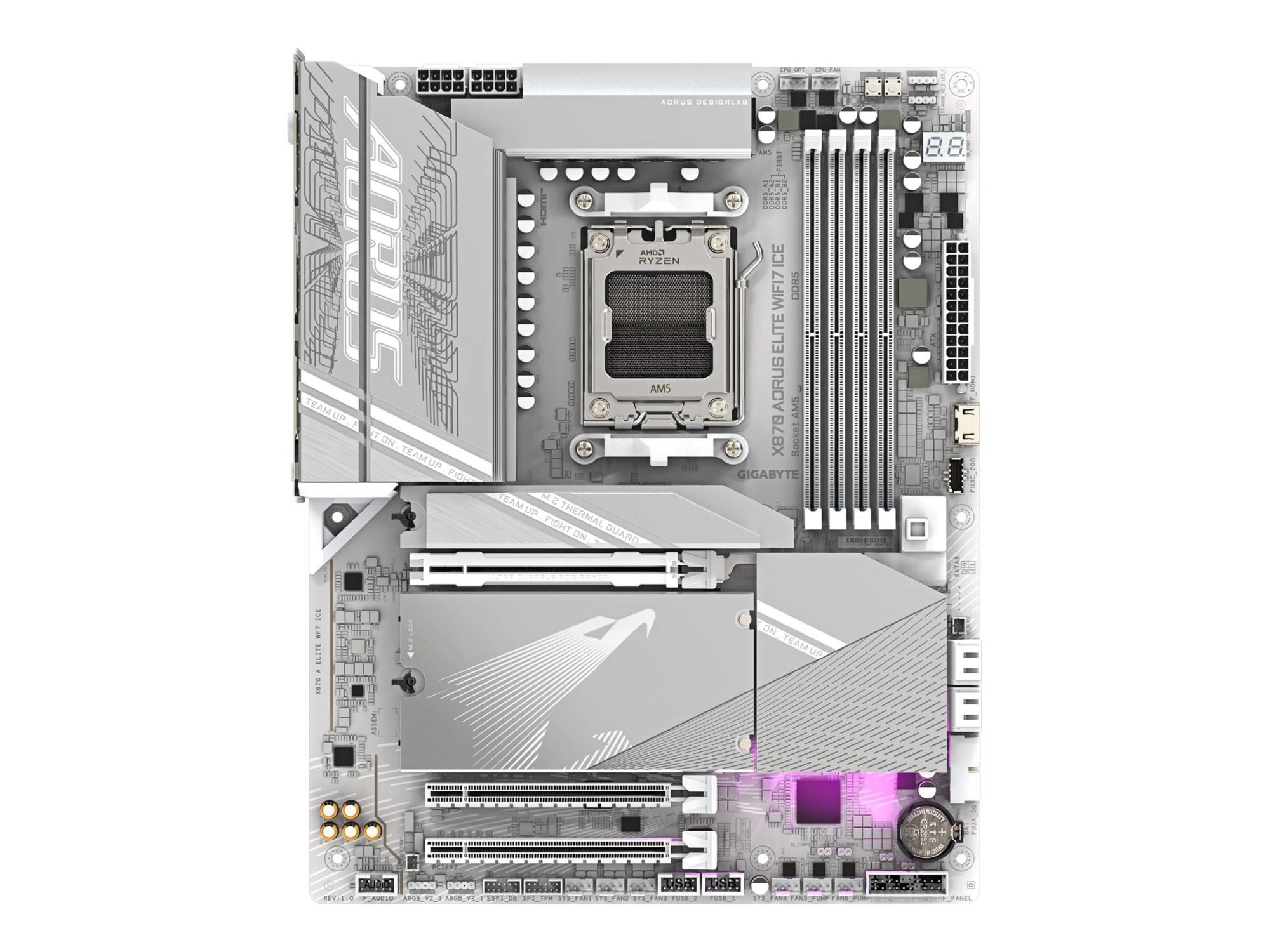 Gigabyte X870 A ELITE WF7 ICE AM5 ATX MB - AMD Sockel AM5 (Ryzen Zen4)