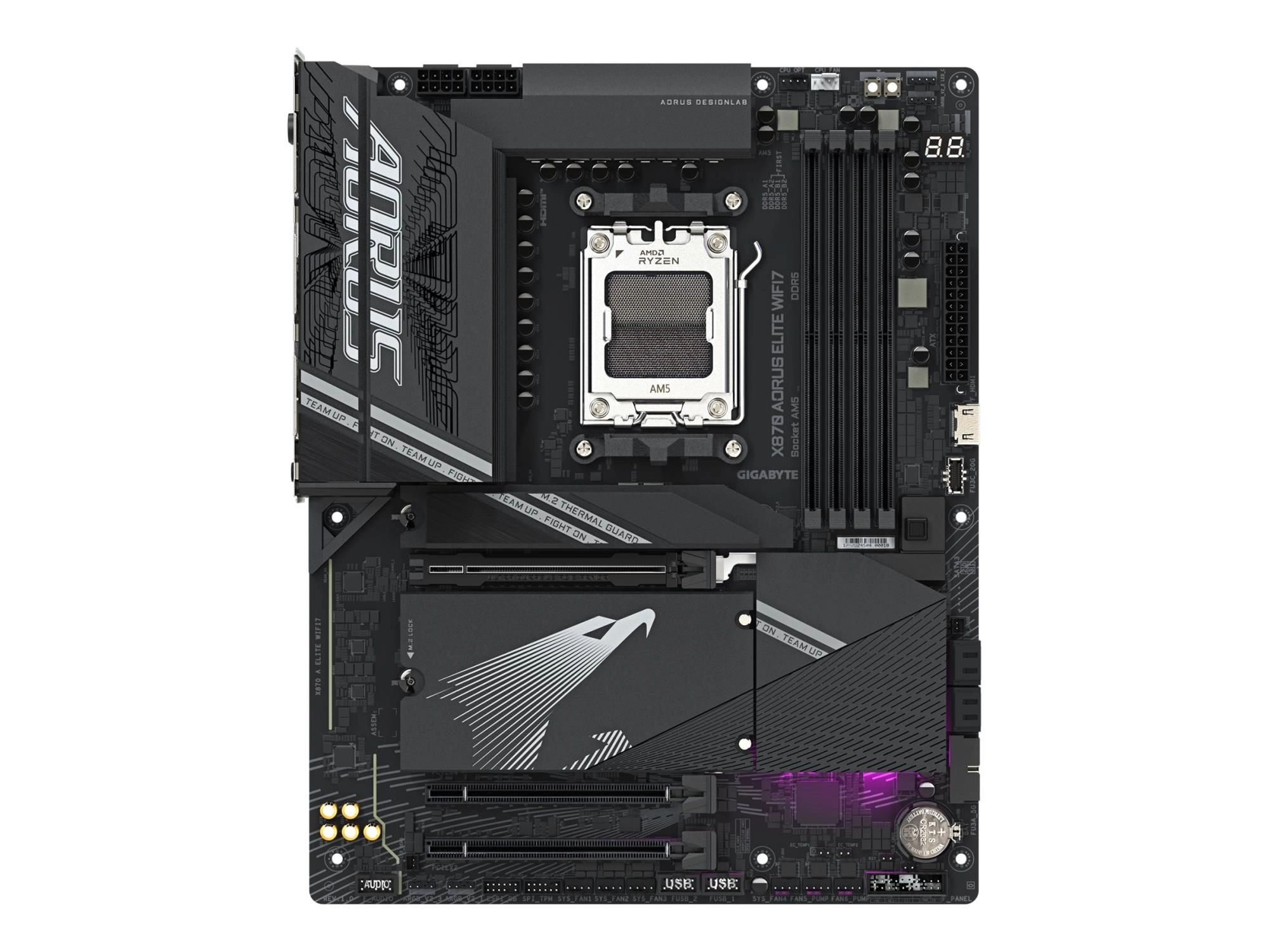 Gigabyte X870 A ELITE WIFI7 AM5 ATX MB - AMD Sockel AM5 (Ryzen Zen4)