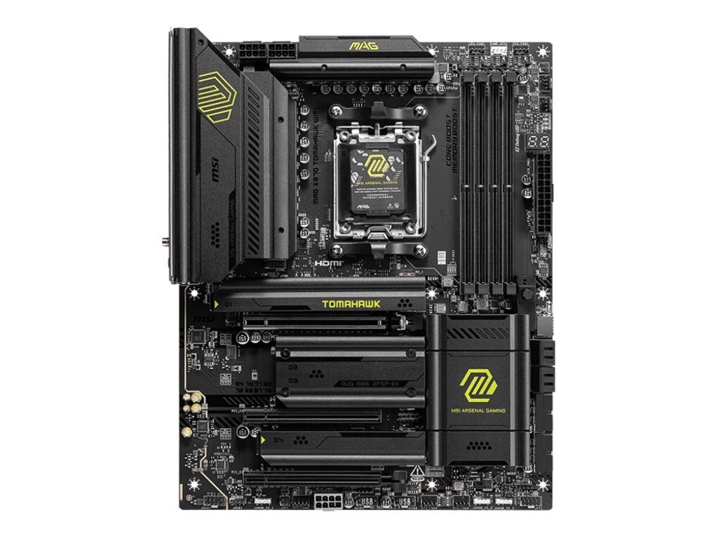 MSI MAG X870 Tomahawk Wifi X870 AM5 ATX DDR5 - AMD Sockel AM5 (Ryzen Zen4) - ATX