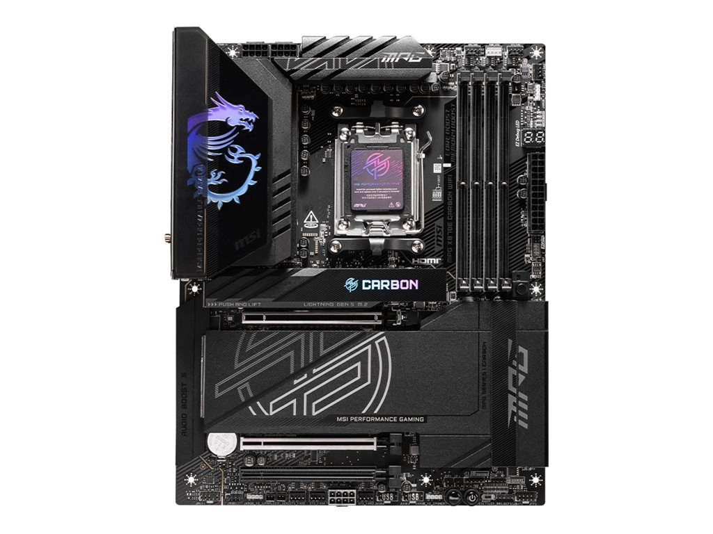 MSI MPG X870E Carbon WiFi X870E AM5 ATX DDR5 - AMD Sockel AM5 (Ryzen Zen4) - ATX