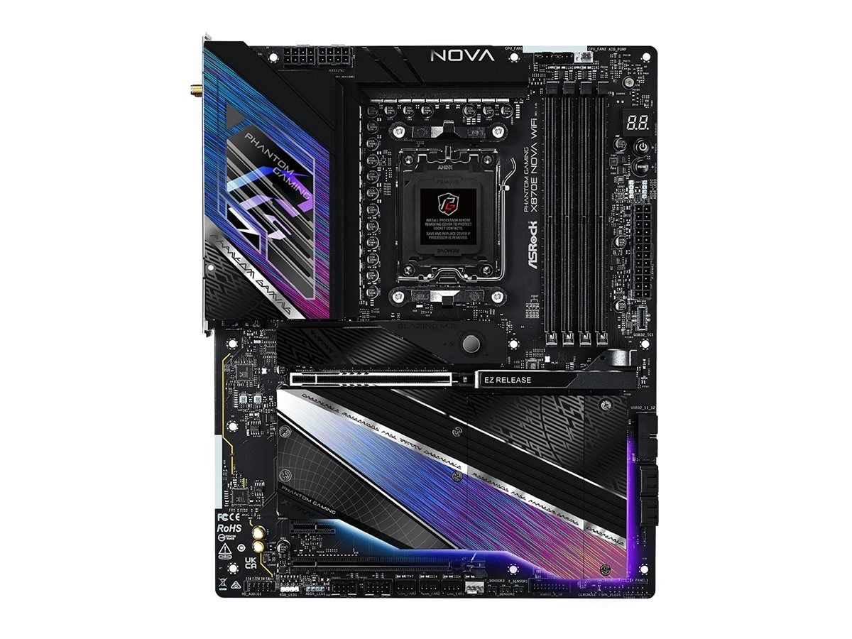 ASRock X870E Nova WiFi AM5 ATX DDR5 retail - AMD Sockel AM5 (Ryzen Zen4) - ATX